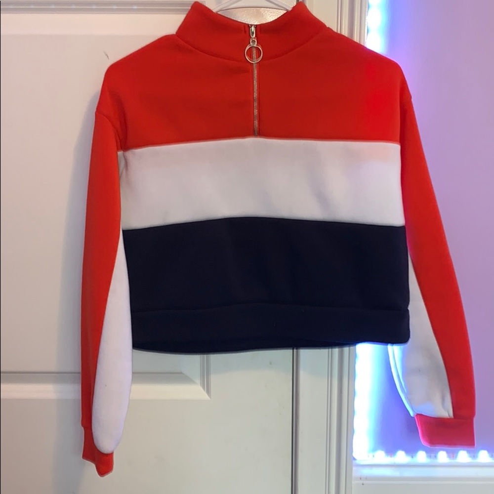 Charlotte Russe half zip up